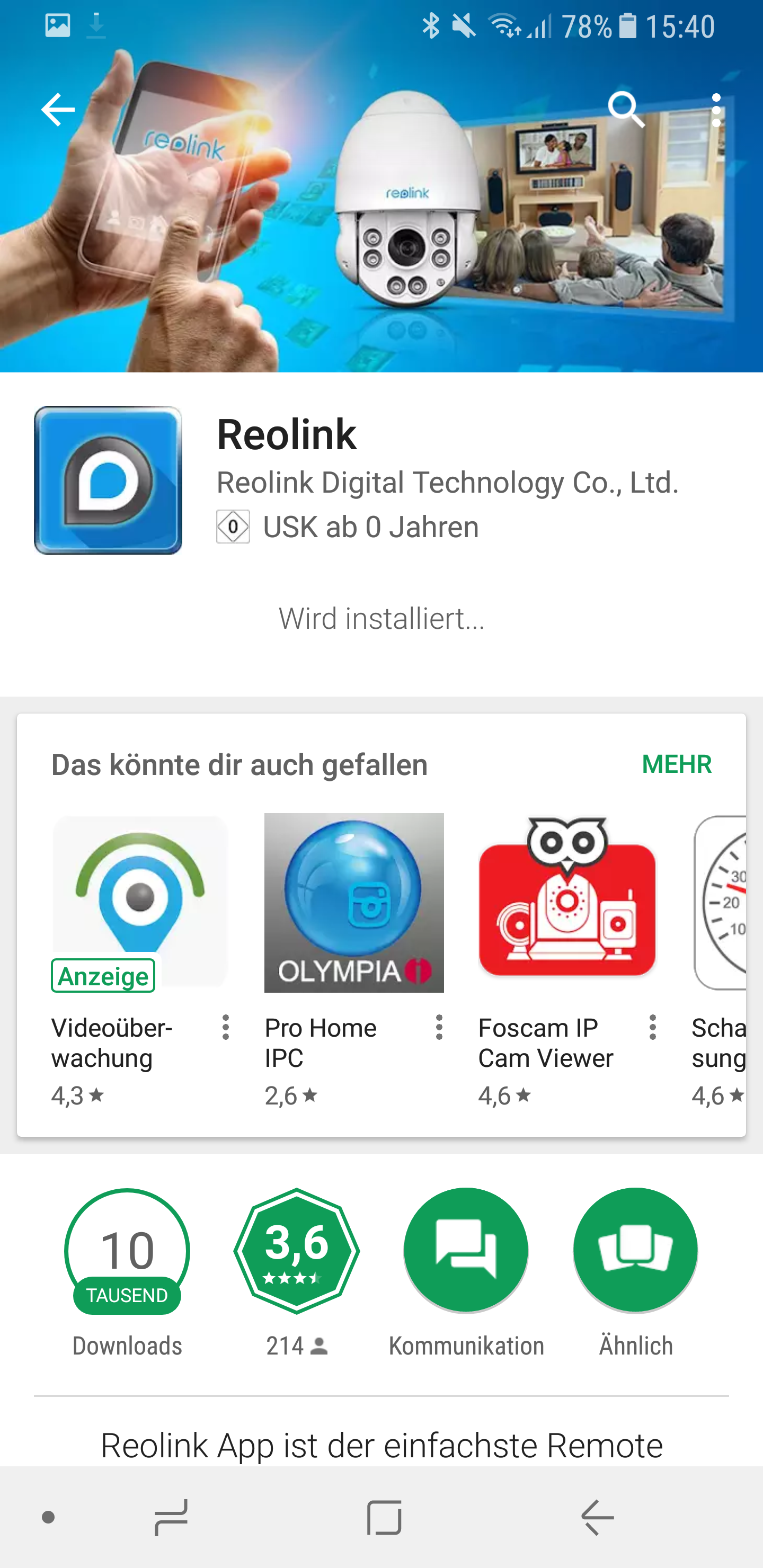 Reolink C1 Pro Kamera Einrichten Und In Betrieb Nehmen!