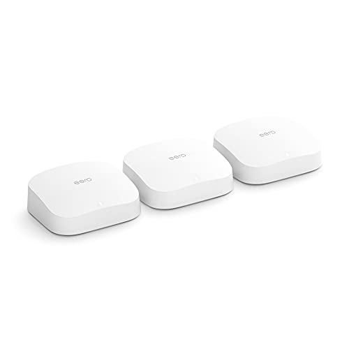 Amazon eero Pro 6 Tri-Band-Mesh-WiFi-6-System mit integriertem Smart...