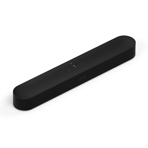 Sonos Beam (Gen 2) Intelligente Soundbar für kompakte TVs mit Dolby...