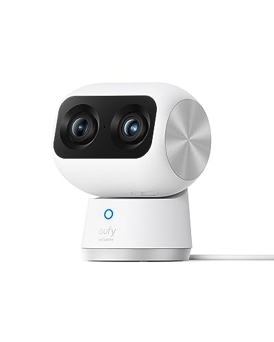 eufy Security Indoor Cam S350, Dual Kameras, 4K, Überwachungskamera...