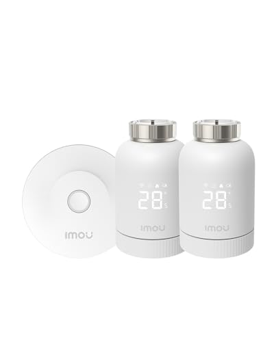 Imou Smart Home Heizkörperthermostat Kit 1+2, smartes Thermostat mit...