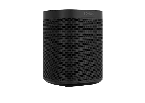 Sonos One Smart Speaker, schwarz – Intelligenter WLAN Lautsprecher...