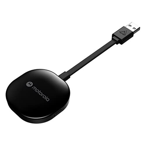 Motorola MA1 Wireless Android Auto Car Adapter - Instant Connection...