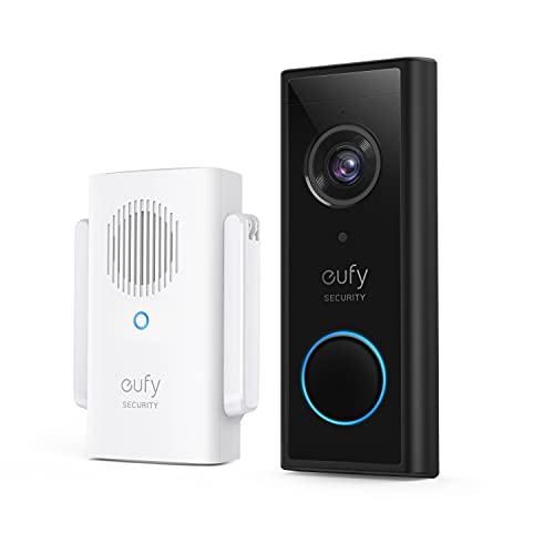 eufy Security Video Doorbell 2K HD Kabellose Sicherheitskamera mit...