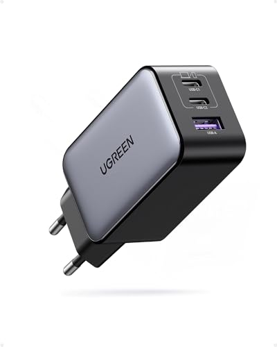 UGREEN Nexode USB C Ladegerät 65W GaN Charger 3-Port PD Netzteil 60W...