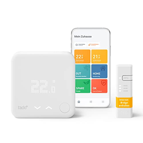 tado° smart home Thermostat (verkabelt) – Wifi Starter Kit V3+ –...*