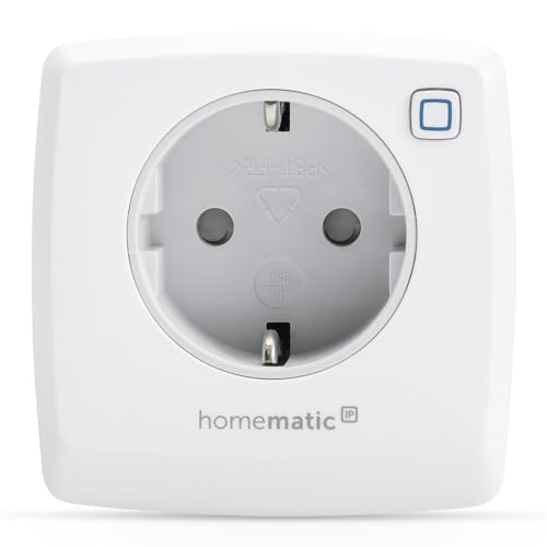 Homematic IP Smart Home Schaltsteckdose, digitaler Zwischenstecker...