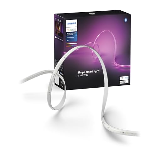 Philips Hue Indoor 5m Smart LED Solo Lightstrip Basis-Set, 1er-Pack,...