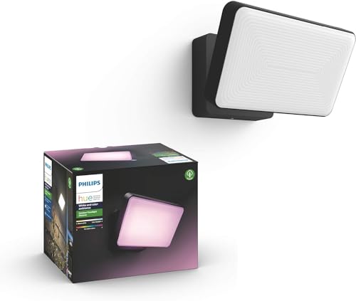 Philips Hue White & Color Ambiance Discover Wandleuchte schwarz, 16....