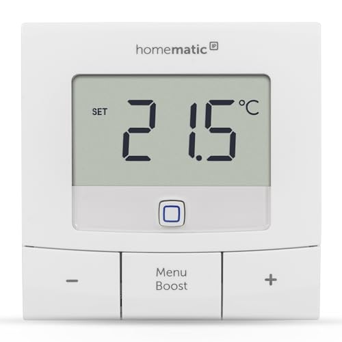 Homematic IP Smart Home Wandthermostat – Basic, digitales Thermostat...