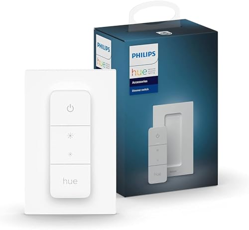 Philips Hue Dimmschalter für Hue Lichtsysteme, smarter Dimmer zur...