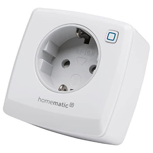 Homematic IP Smart Home Schalt-Mess-Steckdose, Steckdose misst Strom,...