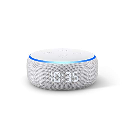 Echo Dot (3. Gen.) – smarter Lautsprecher mit Uhr und Alexa,...