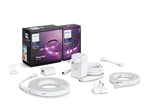 Philips Hue White & Col. Amb. Lightstrip Plus 2m Basis + Lightstrip...*