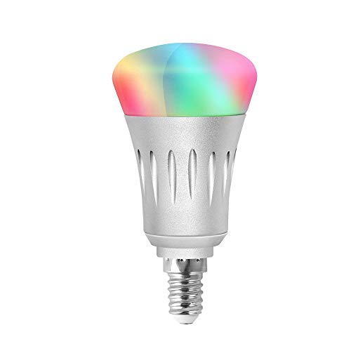 Wlan Lampen Wifi Smart RGB Birne E14 dimmbares mehrfarbiges Licht...