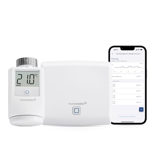 Homematic IP Smart Home Starter Set Mini Heizen - Standard, Digitale...