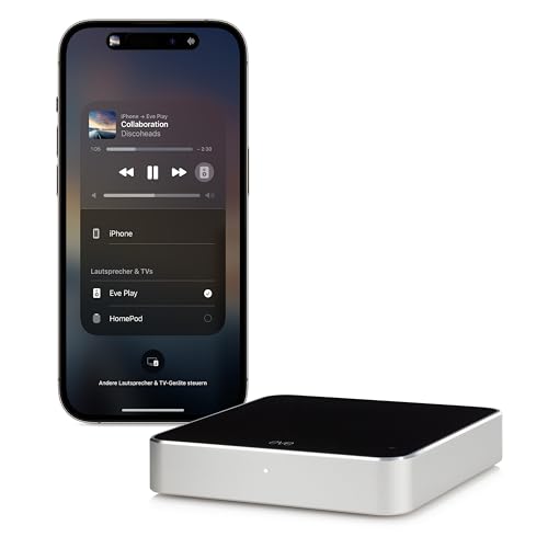 Eve Play (Apple Home) – Audiostreaming Adapter für AirPlay,...