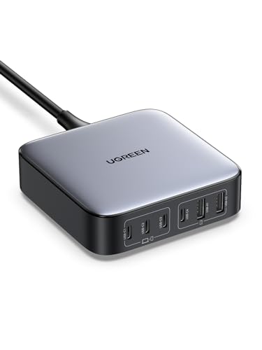 UGREEN Nexode USB C Ladegerät 200W USB C PD Netzteil 100W+100W...