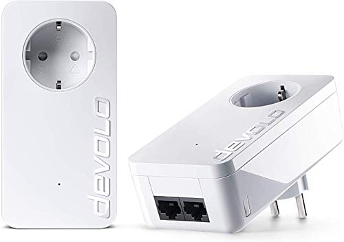 devolo LAN Powerline Adapter, dLAN 550 duo+ Starter Kit -bis zu 500...