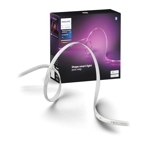 Philips Hue Indoor 3m Smart LED Solo Lightstrip Basis-Set, 1er-Pack,...