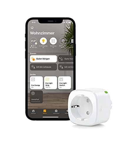 Eve Energy (HomeKit) - Smarte Steckdose, misst Stromverbrauch,...