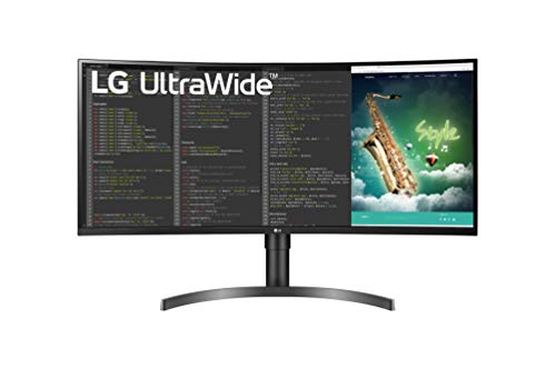 LG 35WN75C-B 88,9 cm (35 Zoll) Curved QHD UltraWide Monitor (VA-Panel,...