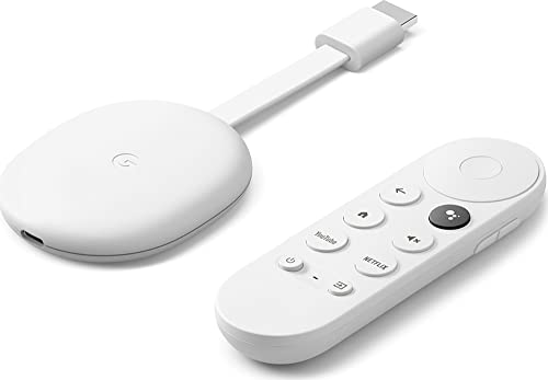 Chromecast mit Google TV (HD) Snow — Streamen Sie Unterhaltung mit...