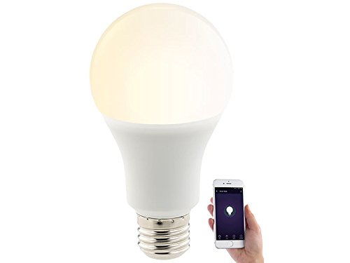 Luminea Home Control WLAN-LED-Lampe, für Alexa, Siri & Google...