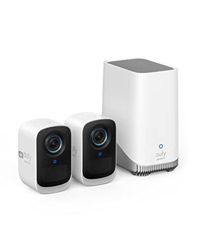 eufy Security eufyCam S300 3C, Überwachungskamera aussen,4K kabellose...