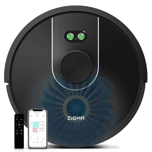 Zigma Saugroboter Saug -Wischroboter 4000Pa, WLAN Staubsauger Roboter...