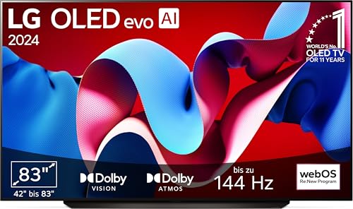 LG OLED83C47LA TV 83' (210 cm) OLED evo Fernseher (α9 Gen7 4K...