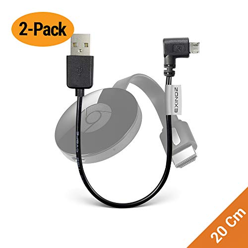 EXINOZ Chromecast USB Cable. Designed to Power Your Google Chromecast...