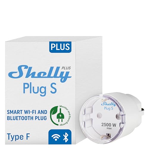 Shelly Plus Plug S - Intelligente Steckdose Funktioniert mit Alexa &...