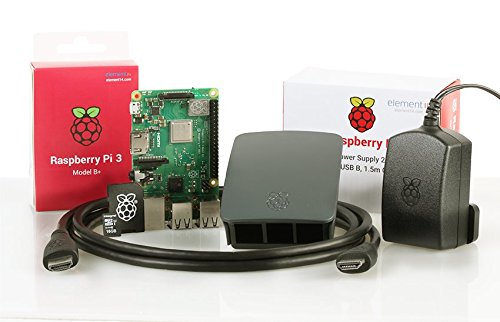 Almost Anything Ltd Raspberry Pi 3 Modell B + Offizielles Starter Kit...