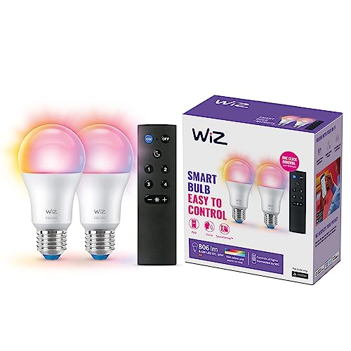 WiZ E27 LED Lampe Tunable White & Color, dimmbar, 16 Mio. Farben,...