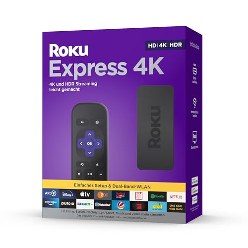 Roku Express 4K | HD/4K/HDR Streaming Media Player | Funktioniert nur...