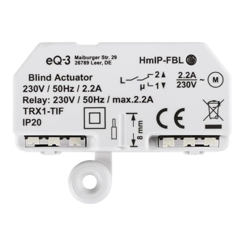 Homematic IP Jalousieaktor – Unterputz, Weiß