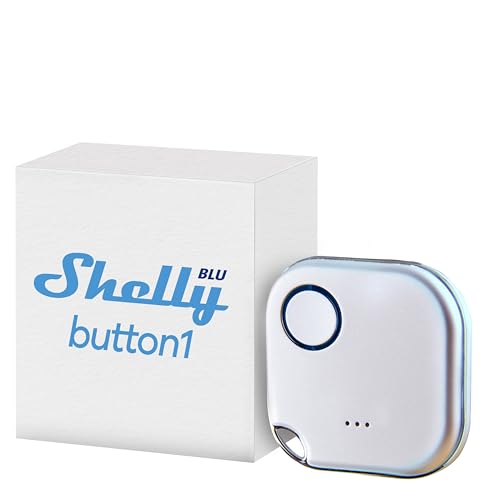 Shelly BLU Button1 - Weiß | Intelligente Bluetooth-Taste zur...