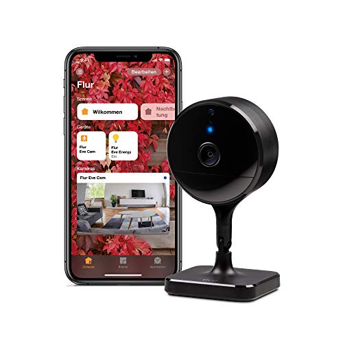Eve Cam – Secure Indoor Camera, 100% privacy, HomeKit Secure Video,...