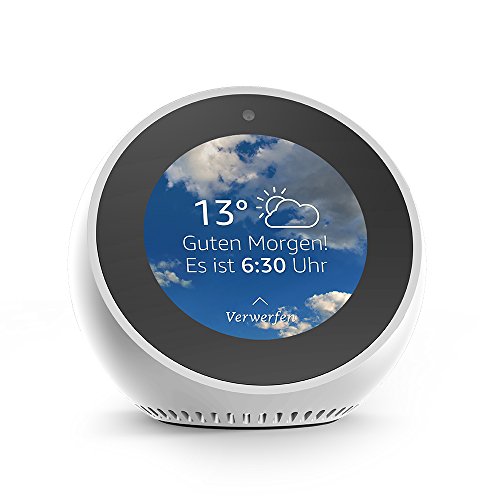 Amazon Echo Spot, Smarter Wecker mit Alexa - Weiß