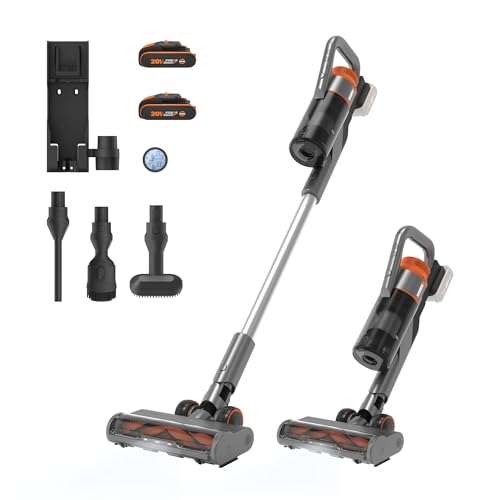 WORX 20V Akku Staubsauger WX038, 25Kpa Handstaubsauger kabellos, 45min...