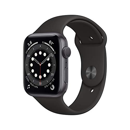 Apple Watch Series 6 (GPS, 44 mm) Aluminiumgehäuse Space Grau,...