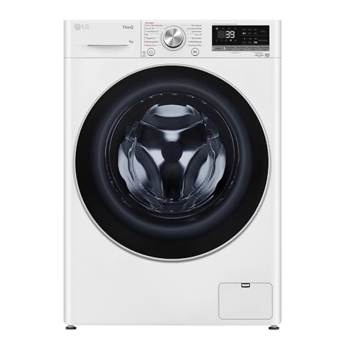 LG F4WV709P1E, Klasse A, Frontlader-Waschmaschine 9 kg, Wi-Fi, AI...