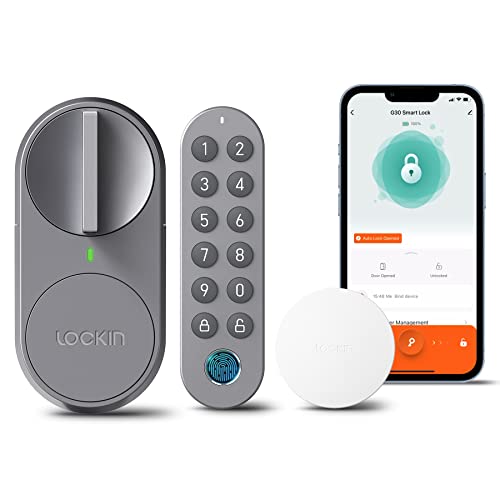 Lockin Smartes Türschloss G30 mit Keypad Pro, WLAN & App-Steuerung,...*