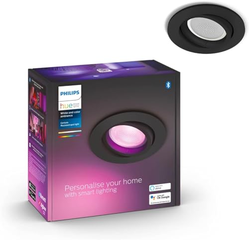 Philips Hue White & Color Ambiance Centura Einbauspot 1 flg. schwarz...*