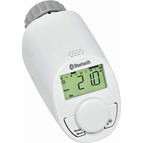 eqiva Bluetooth® Smart Heizkörperthermostat, 141771E0, Weiß, 10,2 x...