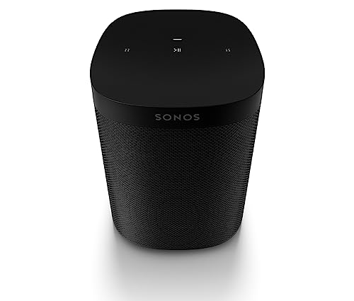Sonos One Smart Speaker, schwarz – Intelligenter WLAN Lautsprecher...