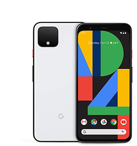 Google Pixel 4 64GB Handy, weiß, Clearly White, Android 10