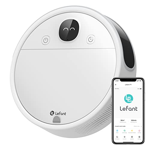 LEFANT Saugroboter, 5500Pa Staubsauger Roboter mit WLAN Superschlank...