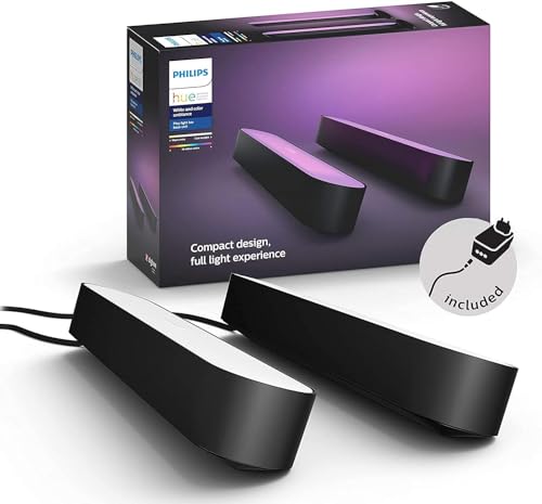 Philips Hue White & Color Ambiance Play Lightbar Doppelpack Basis-Set...